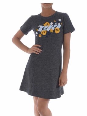 Kenzo Floral Leaf cotton mini dress (012)